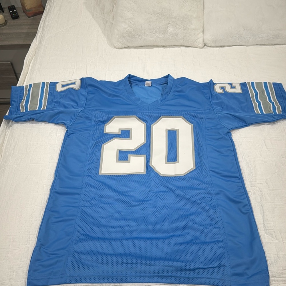 Billy Simms Detroit Lions jersey